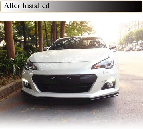 Vista 4 de Protector de parachoques delantero para Subaru BRZ Coupe 2Door 2013-2016 Add-on Factory Outlet Carbon Fiber CF Protector de parachoques de barbilla