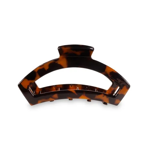 Vista 8 de TELETIES - Pinza para cabello media abierta - Para cabello de fino a medianamente grueso - Agarre fuerte, dientes flexibles, diseño de recorte