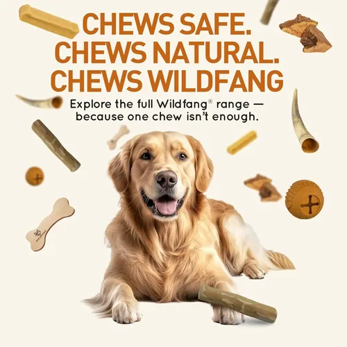 Vista 7 de Wildfang® Coffee Wood Masticable para Perros, Mediano - Juguetes Masticables Resistentes para Masticadores Agresivos, Juguetes de Dentición