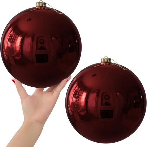 Vista 215 de Esferas pequeñas de Navidad de bronce y dorado de 1.6 pulgadas, adornos para decoración de árbol de Navidad, bolas colgantes inastillables