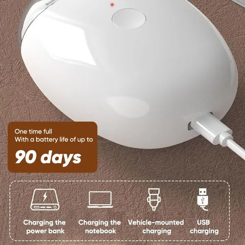 Vista 6 de Cortaúñas eléctrico automático: recortador de uñas recargable con luz LED, herramienta de cuidado silencioso de 3 velocidades para adultos, personas