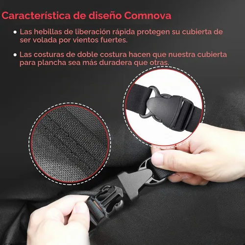 Vista 8 de Comnova - Cubierta de parrilla para Blackstone de 36 pulgadas - Funda de parrilla plana de 36" de 600D sin capucha, cubiertas de parrilla
