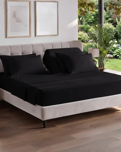 Vista 253 de Juego de sábanas Twin de 4 piezas - Cómodo, transpirable y refrescante - Juego de ropa de cama de lujo de hotel ultrasuave con bolsillos profundos