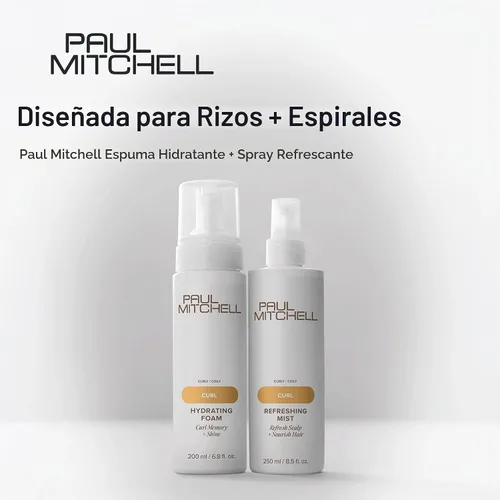 Vista 7 de Paul Mitchell Espuma hidratante, proporciona memoria de rizos + brillo, para cabello rizado + rizado, 6.8 onzas líquidas