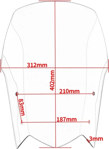 Vista 7 de Deflector de parabrisas de motocicleta ajustable universal para Yamaha Tenere 700 T700 XTZ 700 2019-2022 (color : A)