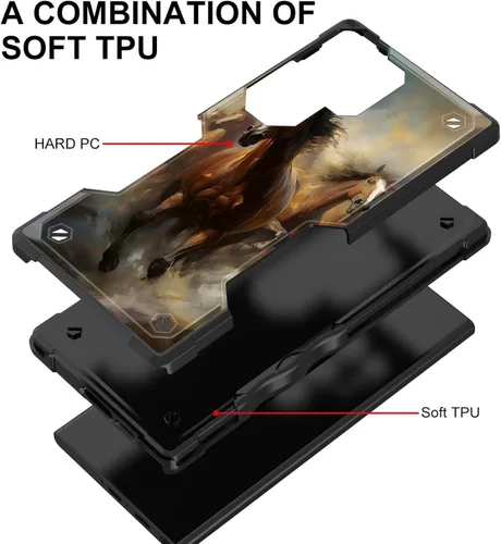 Vista 511 de Funda para Galaxy A14 5G, [Doble Capa][Protección contra Caídas de Grado Militar de 10 Pies] [Antideslizante] Funda Resistente a Prueba de Golpes