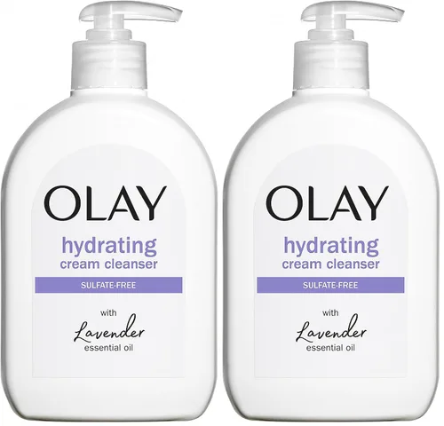 Vista 9 de Olay Crema hidratante para el rostro con aceite esencial de lavanda, 16 onzas