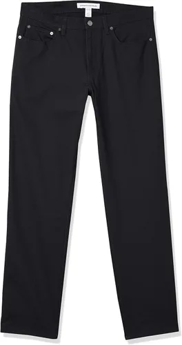Vista 4 de Tienda Essentials Pantalón de sarga elástica de 5 bolsillos para hombre