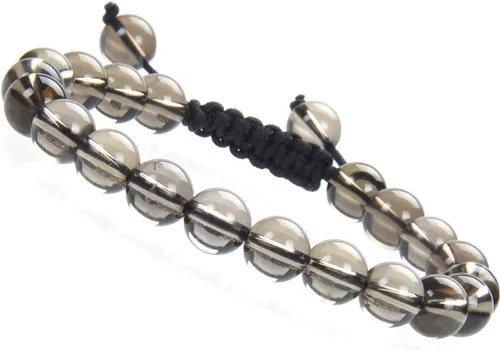 Vista 43 de MASSIVE BEADS - Pulseras ajustables unisex de cuentas de cristal de piedras preciosas con poder curativo natural, de macramé Piedras de 7 chakras