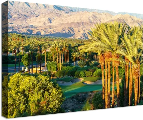 Vista 25 de chenchenArt Augusta - Arte de pared para campo de golf nacional Augusta, campo de golf de 12 hoyos, arte de pared para sala de estar, dormitorio