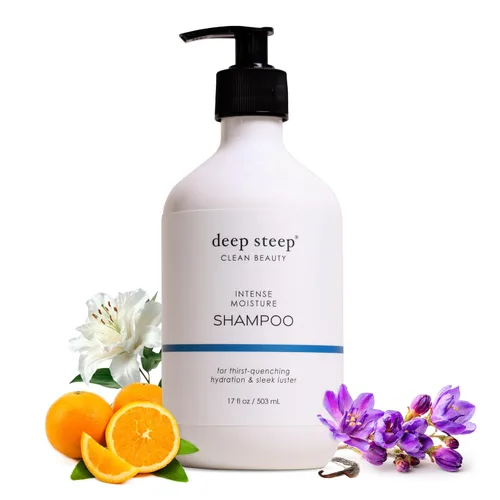 Vista 11 de Deep Steep High Shine - Champú de aceite de coco, 17 onzas, champú hidratante con aloe vera, aceite de argán, proteína de arroz y glicerina, sin