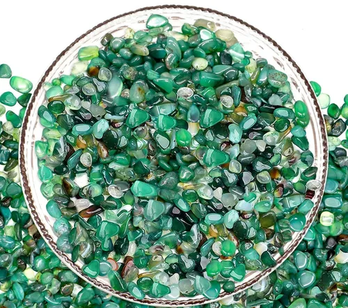 Vista 15 de Halatool Guijarros de cristal de 1 libra, 0.27 a 0.79 pulgadas, guijarros naturales para paisajismo, grava para acuario, piedra pulida decorativa