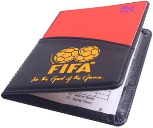 Vista 8 de MiaoDuo Nuevo cuaderno de la cartera del árbitro del fútbol del fútbol del deporte con la tarjeta roja y la tarjeta amarilla