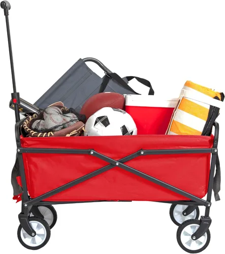 Vista 8 de MACSPORTS Ligero plegable plegable al aire libre todo terreno Beach Wagon - Azul