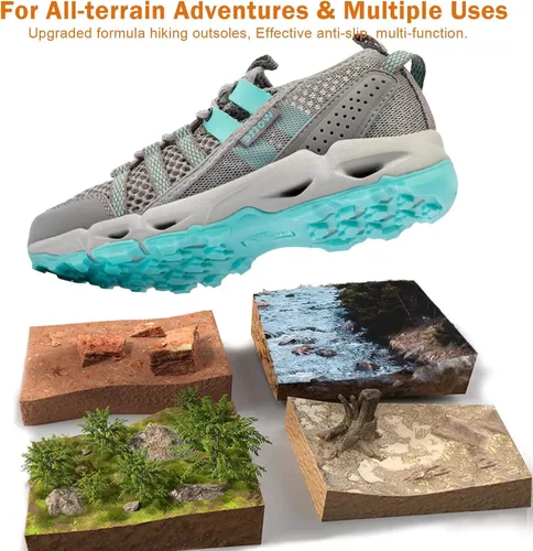 Vista 2 de MAINCH Zapatos acuáticos de senderismo para mujer de secado rápido para deportes al aire libre