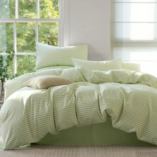 Vista 15 de JELLYMONI - Juego de cama de algodón suave y lujoso, tamaño individual, queen y king (fundas de edredón y de almohadas) (no incluye edredón)