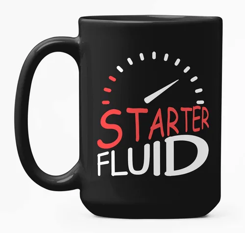 Vista 7 de Taza con líquido para principiantes, regalo divertido para el hermano entusiasta, regalo entusiasta para papá, papá, tío, mecánico, regalos