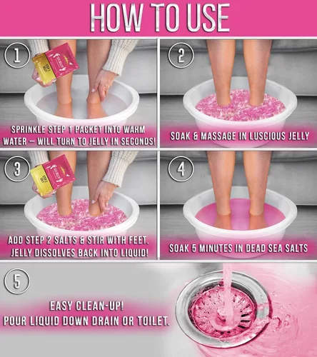 Vista 6 de Crafts And The City SOO Jelly - Paquetes de pedicura para pies - Gel de pedicura para pies - Gel de pedicura para pies - Gel de pedicura para pies