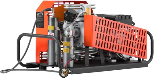 Vista 10 de VEVOR Compresor de Aire PCP, Compresor de Aire para Tanque de Buceo de 4500 PSI/30 Mpa, Compresor de Buceo PCP de Doble Cilindro con Parada
