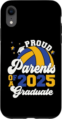 Vista 24 de iPhone 16 Parents of a 2025 Graduate Senior Graduation Volleyball Case