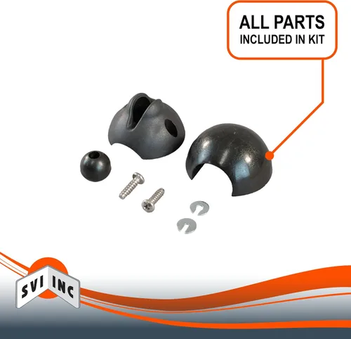 Vista 2 de Abrazadera de cable retractor en forma de bola para alambre/cable OD de 3/4 ″ - BP-1373-190