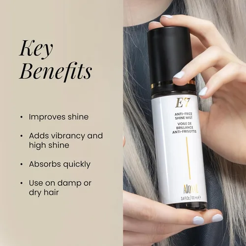 Vista 3 de Aloxxi Essential 7 Dry Oil Shine Mist, 3.4 onzas