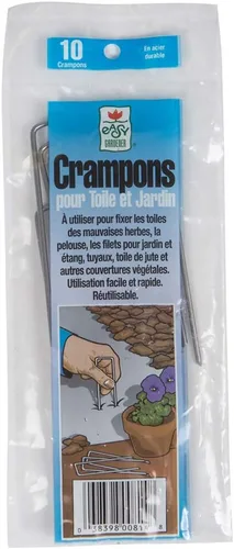 Vista 7 de Easy Gardener 50825 - Grapas para tela de jardín de seguridad para jardines, 8.89 cm