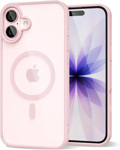 Vista 78 de oakxco Funda magnética transparente compatible con Magsafe, bonita funda delgada y transparente de poliuretano termoplástico no amarillenta, carcasa