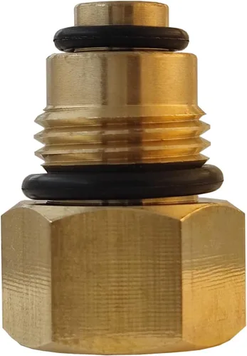 Vista 5 de Conexión de línea de bomba de dirección asistida LS Swap a líneas estriada de 3/8" M16-1.5 a 5/8-18 Compatible con LS Corvette, Camaro, GTO, CTSV