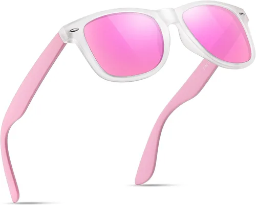 Vista 15 de FEIDUSUN Lentes de sol polarizados para hombre y mujer, lentes de sol retro negros para conducir, pescar, protección UV