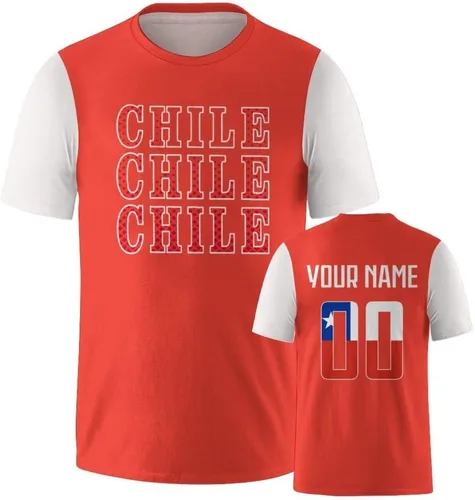 Vista 23 de Camisetas de fútbol nacionales personalizadas 2024 con diseño de fuentes, ropa personalizada con tus números de nombre para hombres, mujeres