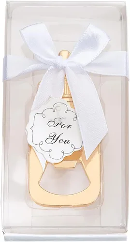 Vista 5 de Paquete de 24 abridores de biberones para baby shower, regalos de decoración, recuerdos de decoración, abrebotellas con caja de regalo utilizados
