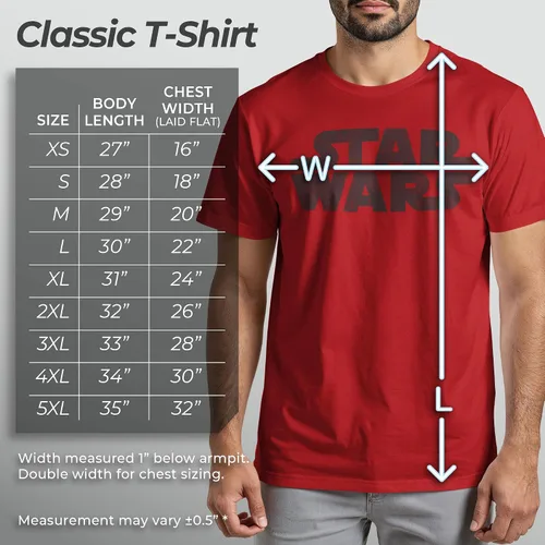 Vista 5 de Camiseta con logotipo simple de Star Wars para hombre