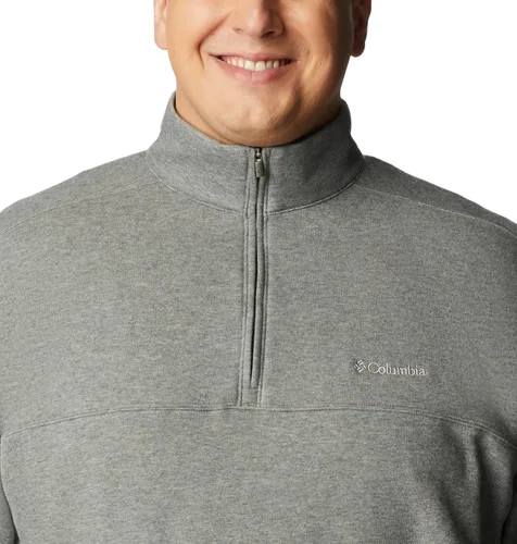 Vista 6 de Chaqueta Columbia Hart Mountain II para hombre, con media cremallera
