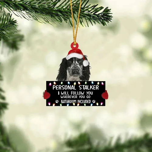 Vista 25 de Alaskan Malamute - Adorno colgante de coche para acechar personalmente, adorno de acrílico con nombre personalizado para perro, adorno de Navidad
