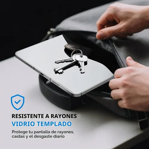 Vista 7 de Deppa Protector de pantalla para iPad Air de 11 pulgadas M4/M3/M2 (2026/2025/2024, 8ª/7ª/6ª generación) con kit de fácil instalación, compatible