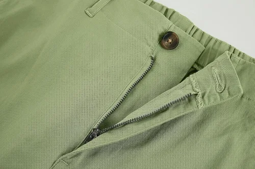 Vista 5 de Galawaqe Pantalones chinos de cintura alta para mujer, pantalones de tubo casuales, pantalones de pierna recta para el trabajo