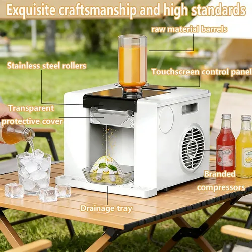 Vista 2 de Slush Machine Self-Clean, Superchill Technology, Frozens Drink Maker No Ice or Preparation Needed for Slush, Frozens Cocktails, Frappé, Milkshakes &