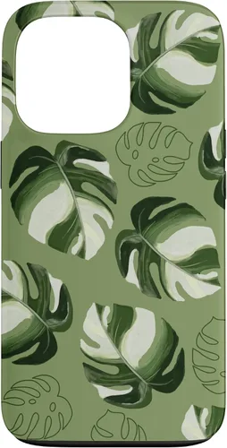 Vista 10 de Monstera Deliciosa Leaves Plant Leaf Botanical Nature Case for iPhone 16
