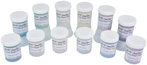 Vista 9 de Sax, set de 12 esmaltes mágicos de cristal para uso escolar y manualidades, varios colores, envases de 4 onzas