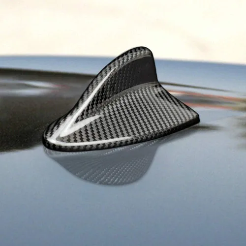 Vista 5 de AIRSPEED Cubierta de antena de aleta de tiburón de fibra de carbono negra para BMW E82 E46 E90 E92 M3 Accesorios (7.6 pulgadas)