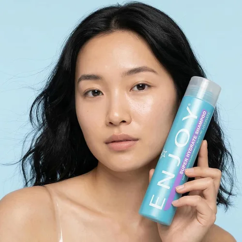 Vista 6 de Enjoy Super Hydrate Shampoo, Strengthening and Moisturizing Cleanser for Dry and Weak Hair, Smoothing and Hydrating Sulfate-Free Formula, pH