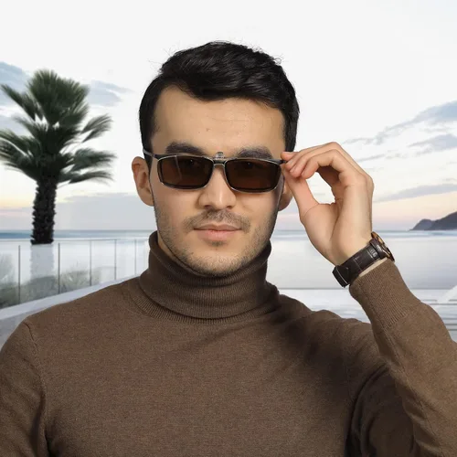 Vista 2 de TERAISE Polarized Clip-on Sunglasses with Flip Up Function Suitable Driving Sports