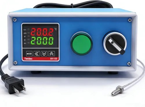 Vista 3 de Twidec /Display PID Controladores de temperatura Termostato Caja 1000W 10A 110V Temperatura Temperatura Control Caja con Relé de estado Sólido SSR