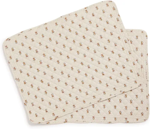 Vista 5 de Vera Bradley Juego de 2 manteles individuales reversibles de algodón Java Gold - Algodón reciclado
