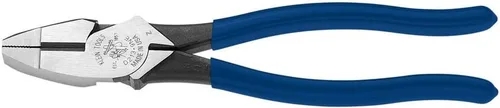 Vista 2 de Klein Tools Alicates D213-9NE, cortadores laterales de 9 pulgadas y alicates D248-9ST, alicates de corte diagonal para trabajadores del hierro