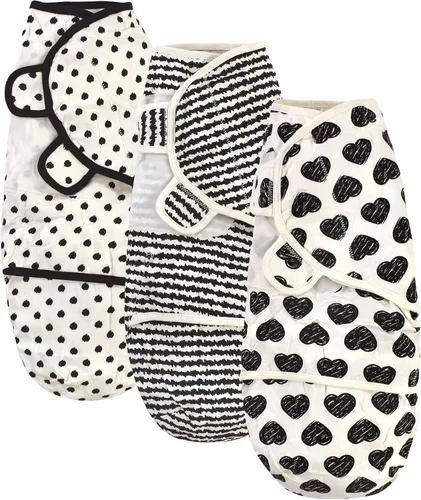 Vista 7 de Touched by Nature Envolturas unisex de algodón orgánico para bebé, pájaro, 0-3 meses