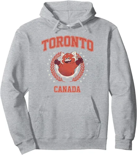 Vista 3 de Disney Sudadera con capucha Pixar Turning Red Mei Panda Canada, Negro