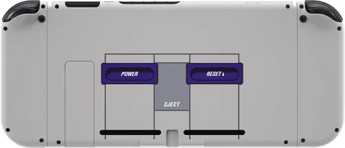 Vista 6 de eXtremeRate Dpad Version - Juego completo personalizado de carcasa para Nintendo Switch placa trasera de repuesto de consola suave al tacto carcasa