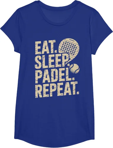 Vista 68 de Camiseta Eat Sleep Padel Repeat Padel Jugador de Tenis